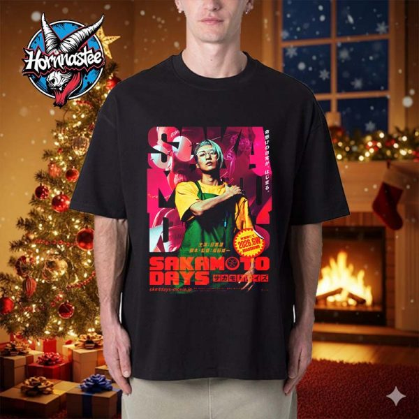 Sakamoto Days Live Action Film Poster Golden Week 2026 Unisex T Shirt