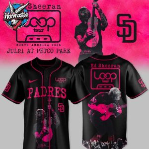 San Diego Padres x Ed Sheeran LOOP Tour 2026 North America Baseball Jersey