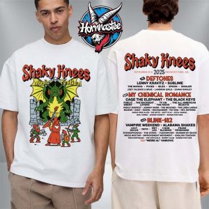 Shaky Knees Festival Dragon Raglan Lineup Tee September 19 21 2025 In Piedmont Park Atlanta Unisex T Shirt Two Sided