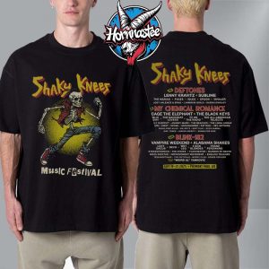 Shaky Knees Festival Skeleton Punk Lineup Tee September 19 21 2025 In Piedmont Park Atlanta Unisex T Shirt Two Sided
