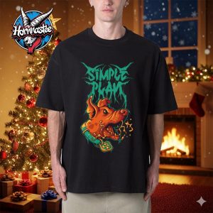 Simple Plan Spooky Metal Logo Halloween Unisex T Shirt