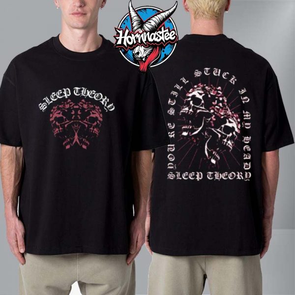 Sleep Theory Dual Skulls Unisex T Shirt Two Sided