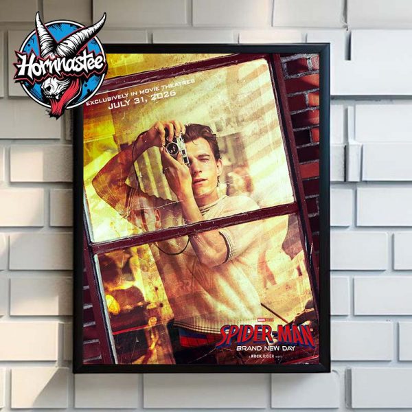 Spider Man Brand New Day Exclusively In Movie Theatres July 31 2026 Poster Home Decor Canvas