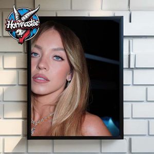 Sydney Sweeney Beauty At Emmys 2025 Jump Trailers Poster Home Decor Canvas