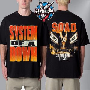 System Of A Down Chicago 2025 Exclusive Tee At Soldier Field On August 31 And September 1 2025 In Chicago Unisex T Shirt Two Sided