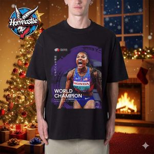 Tara Davis Woodhall World Champion Women’s Long Jump World Athletics Championships Tokyo 25 Unisex T Shirt