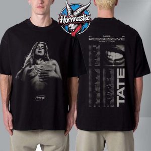 Tate McRae Miss Possessive 2025 World Tour Schedule Tour Dates Photo Pose Unisex T Shirt Two Sided