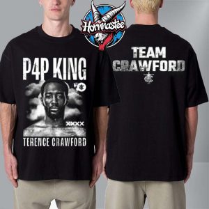 Terence Crawford x Nebraska Cornhuskers P4P King Team Crawford Unisex T Shirt Two Sided