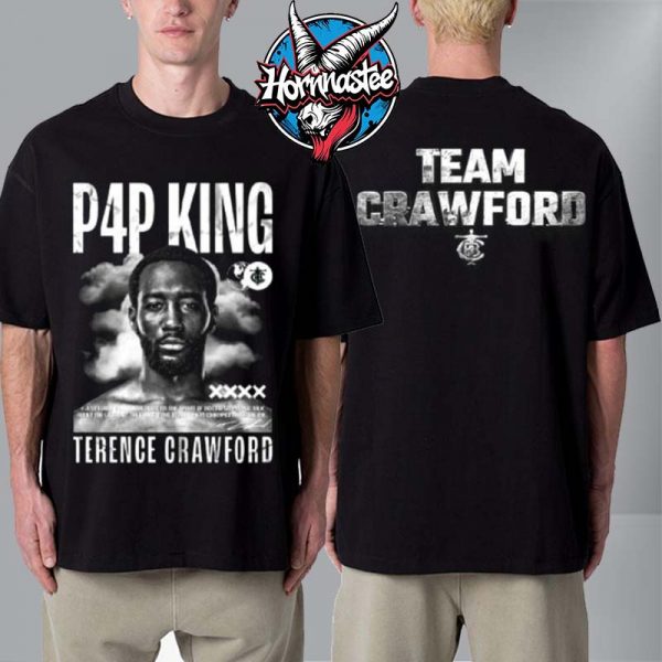 Terence Crawford x Nebraska Cornhuskers P4P King Team Crawford Unisex T Shirt Two Sided
