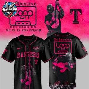 Texas Rangers x Ed Sheeran LOOP Tour 2026 North America Baseball Jersey