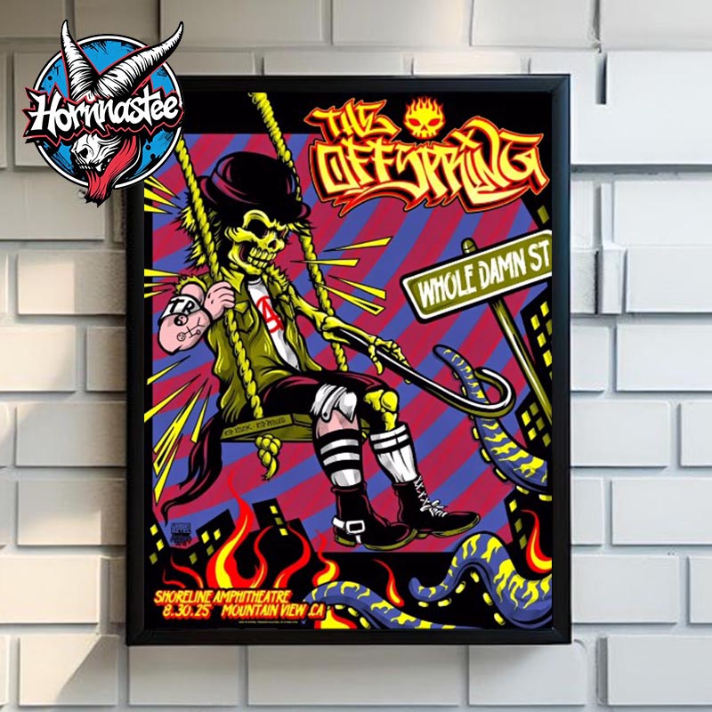 The Offspring Event Poster At Shoreline Amphitheatre On August 30 2025 In Mountain View CA Poster Home Decor Canvas The Offspring Event Poster At Shoreline Amphitheatre On August 30 2025 In Mountain View CA Poster Home Decor Canvas