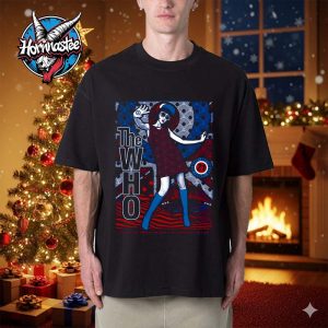 The Who Mountain View Concert Poster At Shoreline Amphitheatre On September 21 2025 California Unisex T Shirt