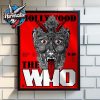 The Who The Song Is Over North American Farewell Tour 2025 At Hollywood Bowl On September 17 2025 In Hollywood CA Poster Home Decor Canvas