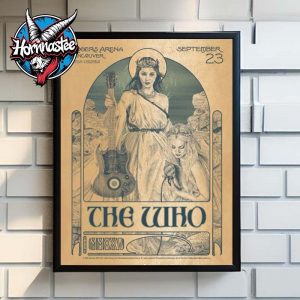 The Who Vancouver British Columbia Show On September 23 2025 At Rogers Arena Poster Home Decor Canvas