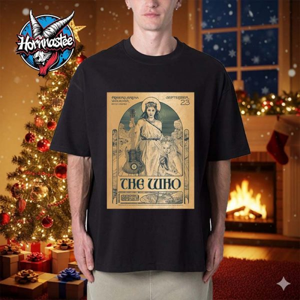 The Who Vancouver British Columbia Show On September 23 2025 At Rogers Arena Unisex T Shirt