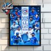 Toronto Blue Jays The Blue Winner American League East Champion 2025 Poster Home Decor Canvas