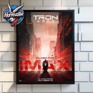 Tron Ares New Poster Film For IMAX In Theaters On October 10 2025 Poster Home Decor Canvas