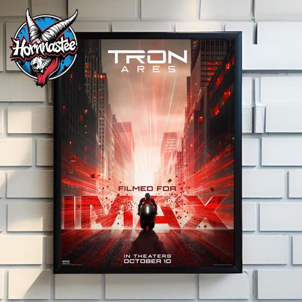 Tron Ares New Poster Film For IMAX In Theaters On October 10 2025 Poster Home Decor Canvas