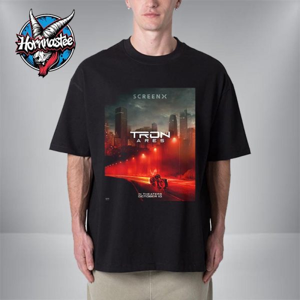 Tron Ares New Poster Film For IMAX In Theaters On October 10 2025 Screen X Unisex T Shirt