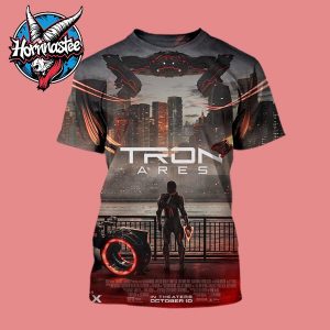 Tron Ares Official New Poster Film For IMAX In Theaters October 10 2025 All Over Print Shirt