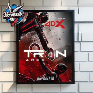 Tron Ares Poster 4DX Premiere In Theaters October 10 2025 Poster Home Decor Canvas