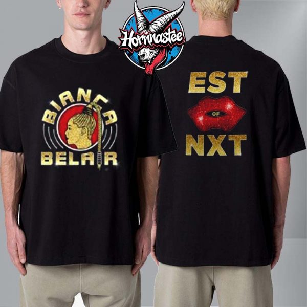 WWE Bianca Belair NXT Debut Authentic Unisex T Shirt Two Sided
