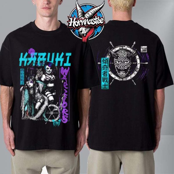 WWE The Kabuki Warriors Superstar Unisex T Shirt Two Sided