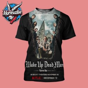 Wake Up Dead Man A Knives Out Mystery Official Poster In Theaters November 26 2025 All Over Print Shirt