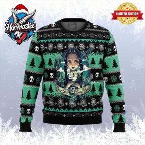 Wednesday Addams Ugly Christmas Sweaters
