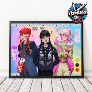 Wednesday Enid Agnes The Three Musketeers Poster Home Decor Canvas Horizontal