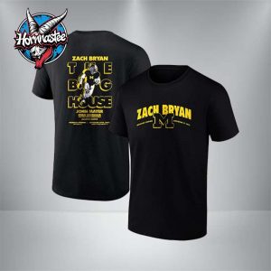 Zach Bryan x Michigan Wolverines The Big House The Quittin Time Tour 2025 At Michigan Stadium On September 27 2025 Unisex T Shirt