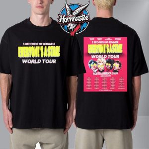 5 Seconds of Summer Everyone’s A Star 2026 World Tour North America Schedule Cities Tour Dates Unisex T Shirt Two Sided 5 Seconds of Summer Everyone’s A Star 2026 World Tour North America Schedule Cities Tour Dates Unisex T Shirt Two Sided