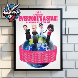 5 Seconds of Summer Everyone’s A Star 2026 World Tour Schedule Tour Dates Poster Canvas Decor 5 Seconds of Summer Everyone’s A Star 2026 World Tour Schedule Tour Dates Poster Canvas Decor