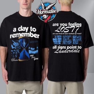 ADTR A Day To Remember Lauderdale Merch Tee What Separates Me From You Unisex T Shirt Two Sided