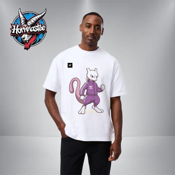 Adidas x Pokemon 30th Anniversary Mewtwo Unisex T Shirt