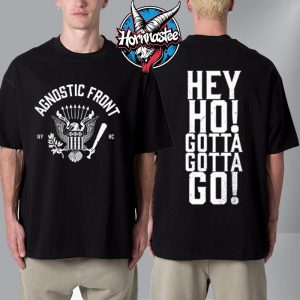 Agnostic Front 2025 RAMONES Unisex T Shirt Two Sided