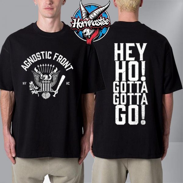 Agnostic Front 2025 RAMONES Unisex T Shirt Two Sided