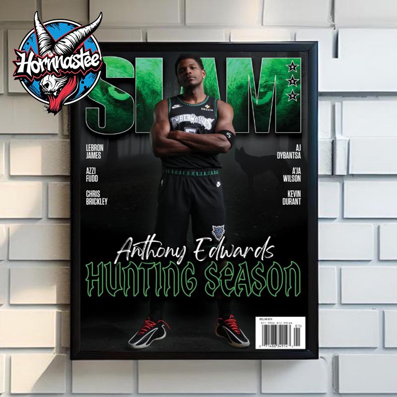 Anthony Edwards Hunting Season SLAM Magazine Poster Canvas Decor Anthony Edwards Hunting Season SLAM Magazine Poster Canvas Decor