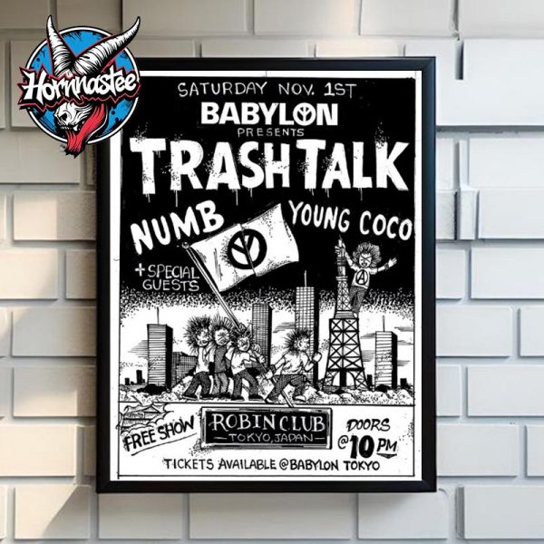 Babylon Event Poster At Robin Club On November 1 2025 In Tokyo Japan Poster Home Decor Canvas