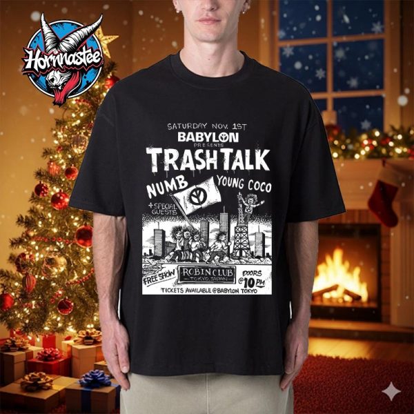 Babylon Event Poster At Robin Club On November 1 2025 In Tokyo Japan Unisex T Shirt