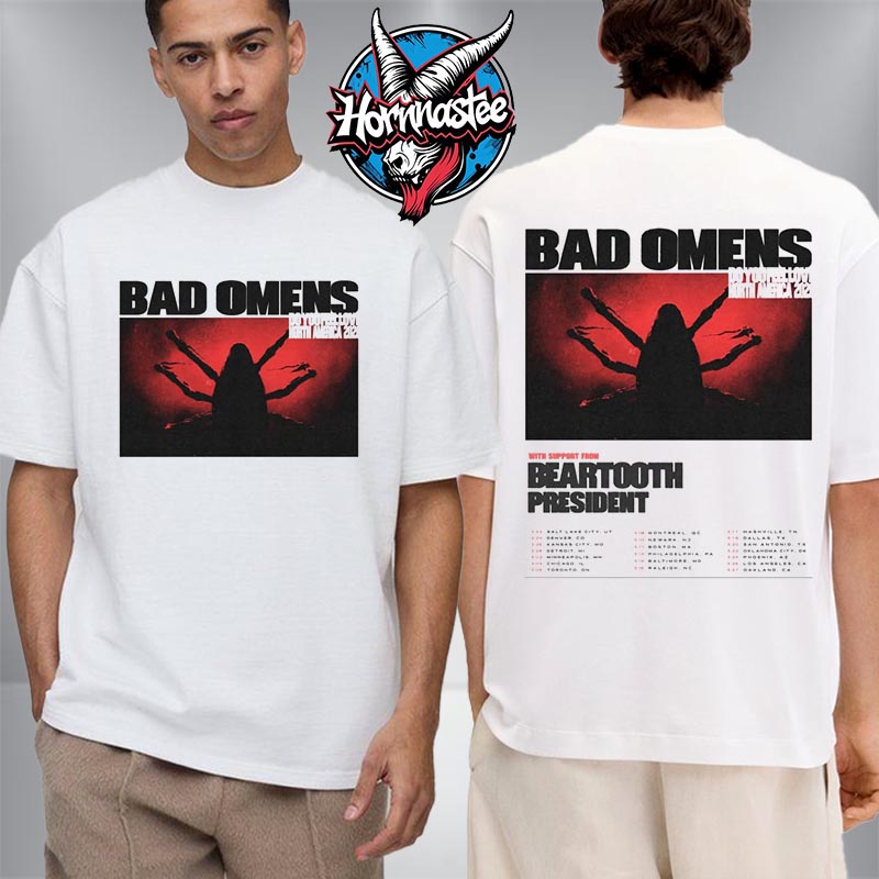 Bad Omens Do You Feel Love North America 2026 Schedule Cities Tour Dates Unisex T Shirt Two Sided Bad Omens Do You Feel Love North America 2026 Schedule Cities Tour Dates Unisex T Shirt Two Sided