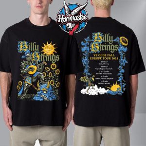 Billy Strings Europe Fall Tour 2025 Schedule Unisex T Shirt Two Sided