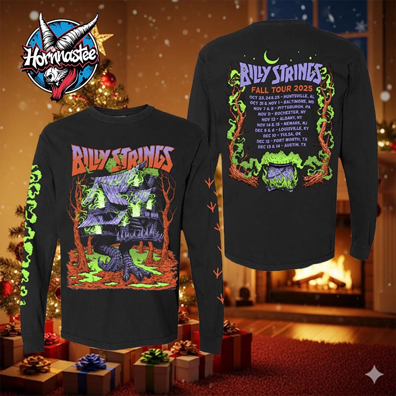 Billy Strings Fall Tour Merch Tee Witch's House Matt Stikker Tour Dates Unisex Long Sleeve Billy Strings Fall Tour Merch Tee Witch's House Matt Stikker Tour Dates Unisex Long Sleeve