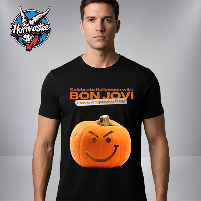 Bon Jovi Celebrate Halloween Have A Spooky Day 2025 Unisex T Shirt Bon Jovi Celebrate Halloween Have A Spooky Day 2025 Unisex T Shirt