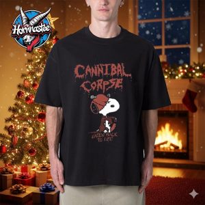 Cannibal Corpse x Snoopy Eaten Back To Life Unisex T Shirt