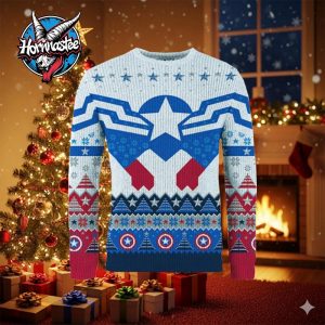 Captain America New And Improved Sam Wilson Marvel Ugly Sweater