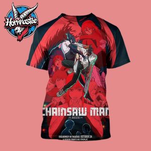 Chainsaw Man The Movie Reze Arc Poster For North America Exclusive In Theaters October 24 2025 All Over Print Shirt Chainsaw Man The Movie Reze Arc Poster For North America Exclusive In Theaters October 24 2025 All Over Print Shirt