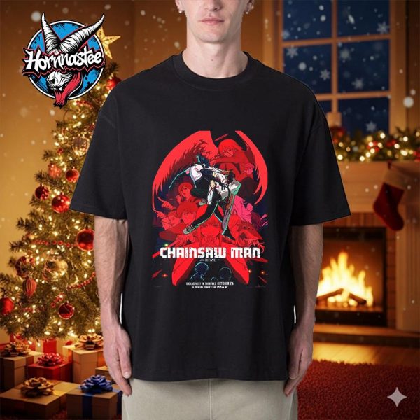 Chainsaw Man The Movie Reze Arc Poster For North America Exclusive In Theaters October 24 2025 Unisex T Shirt