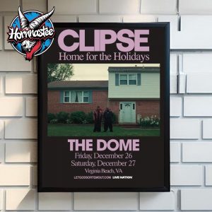 Clipse Home For The Holidays At The Dome On December 2025 Poster Home Decor Canvas