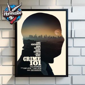 Crime 101 Official Poster For Bart Layton Movie On Theaters On February 2026 Poster Canvas Decor Crime 101 Official Poster For Bart Layton Movie On Theaters On February 2026 Poster Canvas Decor